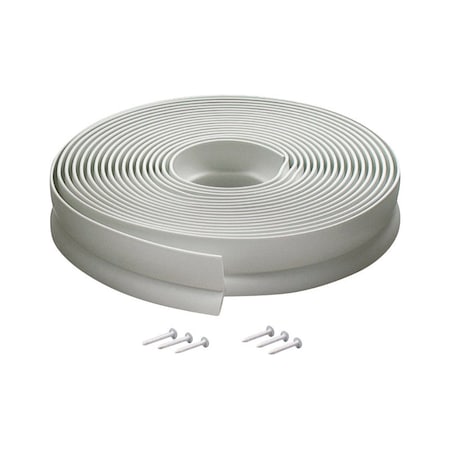 M-D Building Products M-D Building Products White Vinyl Top & Sides Door Seal For Garage Doors 360 in. L X 1 in. 03822